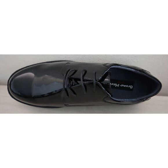 Bruno Marc Men's Sz 9.5 Black Patent Downing-02 Formal Lace-Up Dress Shoes - Picture 5 of 14